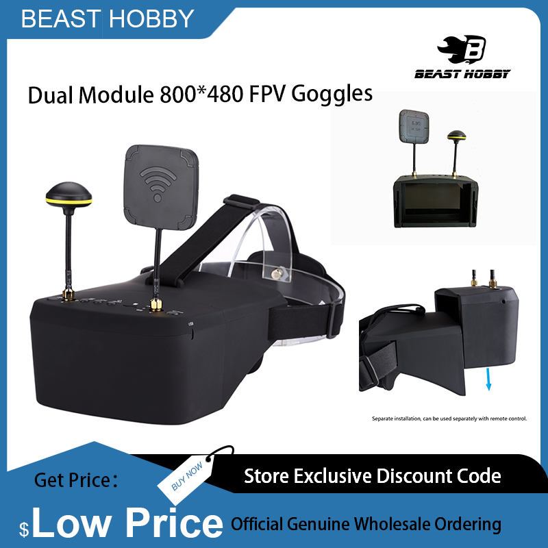 Skyzone Cobra X V2 Fpv Goggles - Okulary FPV EV800D 5.8G 40CH Diversity