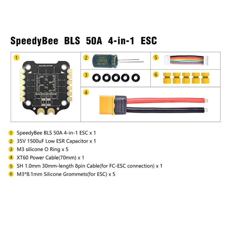 SpeedyBee F405 V3/V4 FC ESC St – Speedybee F405 V4 Bls 55A Stack recenzja i cena