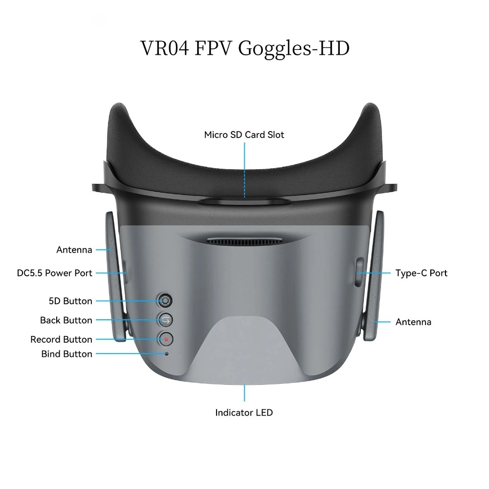NOWE Gogle FPV BETAFPV VR04 w  – Skyzone Cobra X V2 Fpv Goggles recenzja i cena
