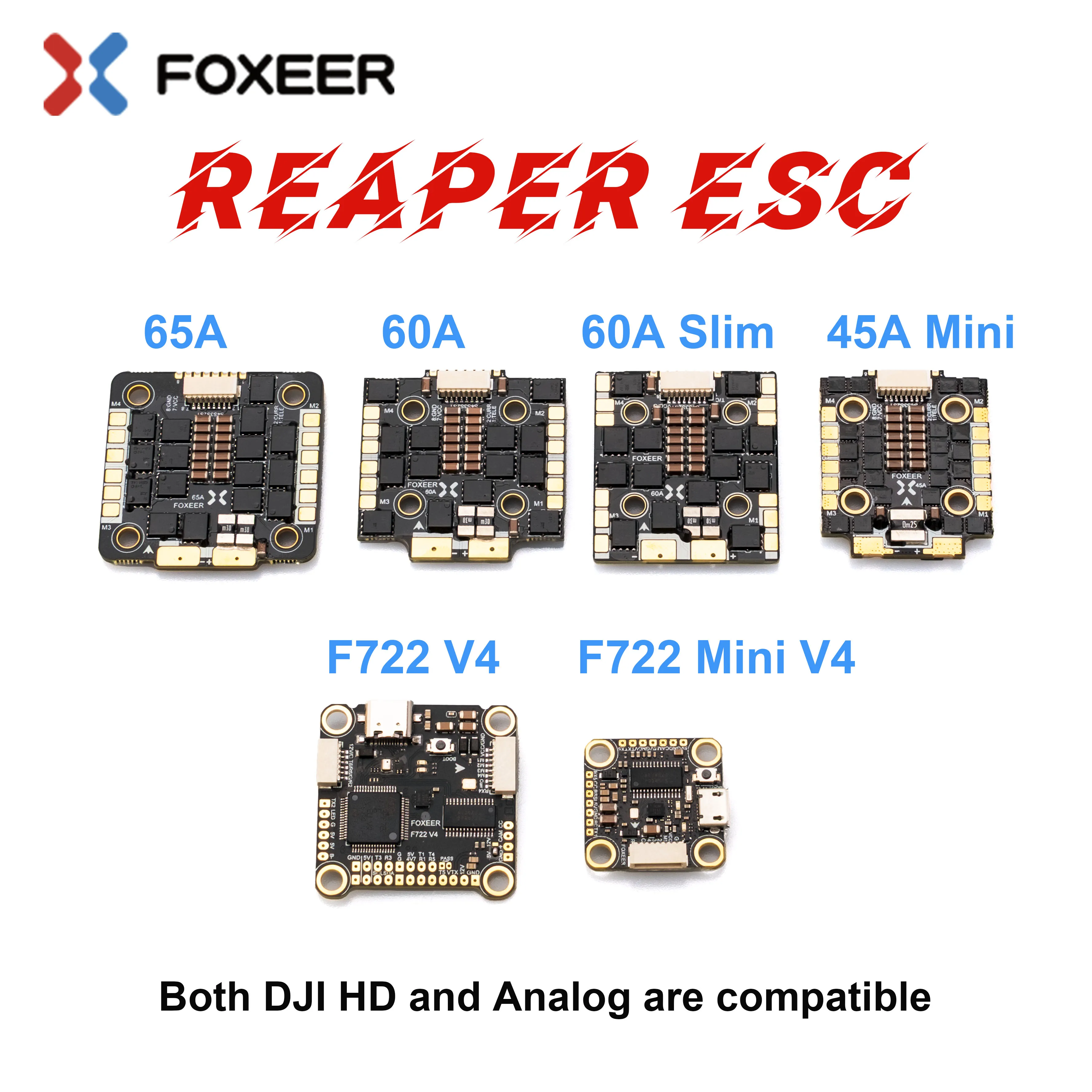 Foxeer Reaper F4 128K 45A 60A  – Foxeer Reaper F4 128K 65A Esc recenzja i cena